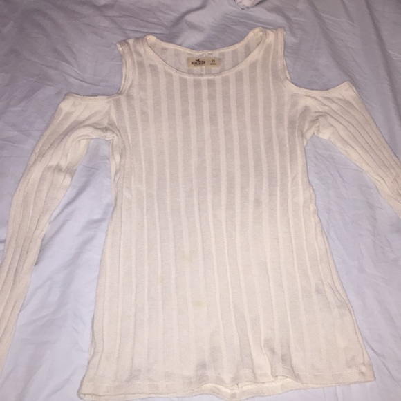 Hollister long sleeve shoulder cut out shirt - Picture 1 of 4